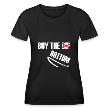 Cours d’échange d’investisseurs Crypto Currency Invest - T-shirt sport Femme - noir - Devant - AI Model Female 172 light (172cm)