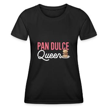 Concha Hispanic Mexikanisch Pan Dulce - Frauen Funktions-T-Shirt - Schwarz - Vorne - AI Model Female 172 light (172cm)
