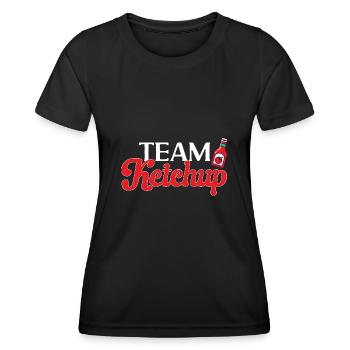 Ketchup Ketchup à la tomate - T-shirt sport Femme - noir - Devant - AI Model Female 172 light (172cm)