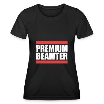 Verbeamtung Beamter Beamten - Frauen Funktions-T-Shirt - Schwarz - Vorne - AI Model Female 172 light (172cm)