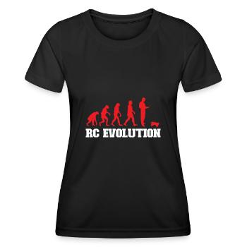 RC Car Ferngesteuertes Auto - Frauen Funktions-T-Shirt - Schwarz - Vorne - AI Model Female 172 light (172cm)