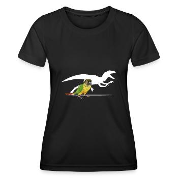 Molina Perruche Perroquet Perruche Oiseau Perruche - T-shirt sport Femme - noir - Devant - AI Model Female 172 light (172cm)