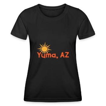 Sunset Yuma Arizona Experience - Women's Functional T-Shirt - black - Front - AI Model Female 172 light (172cm)