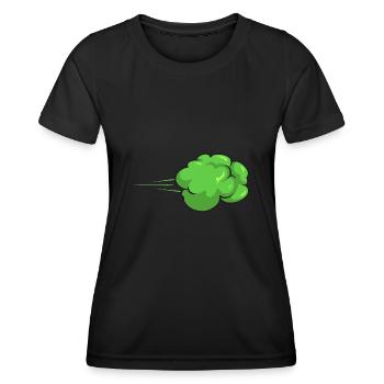 Furz Furzen Pupsen - Frauen Funktions-T-Shirt - Schwarz - Vorne - AI Model Female 172 light (172cm)
