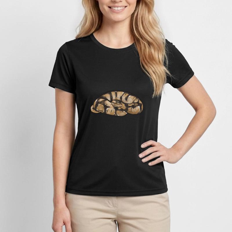 Ball Python Snake King Python T-shirt sport Femme