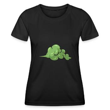Furz Furzen Pupsen - Frauen Funktions-T-Shirt - Schwarz - Vorne - AI Model Female 172 light (172cm)