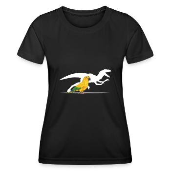 Parakeet Parrot Parakeet Bird - Women's Functional T-Shirt - black - Front - AI Model Female 172 light (172cm)