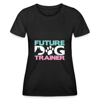 Dog Trainer Dog Training Dog - Women's Functional T-Shirt - black - Front - AI Model Female 172 light (172cm)