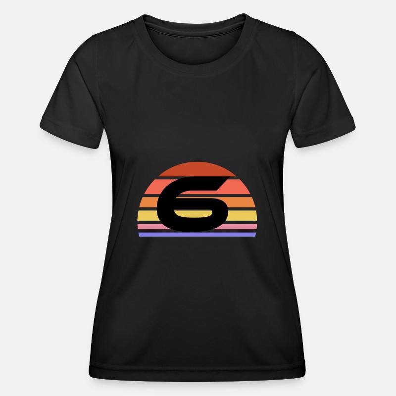6 - Women's Functional T-Shirt - black
