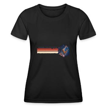 Webb-Teleskop m. Säulen der Schöpfung JWST - Frauen Funktions-T-Shirt - Schwarz - Vorne - AI Model Female 172 light (172cm)