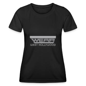 Portez West Hollywood pour Music Rock Lover - T-shirt sport Femme - noir - Devant - AI Model Female 172 light (172cm)