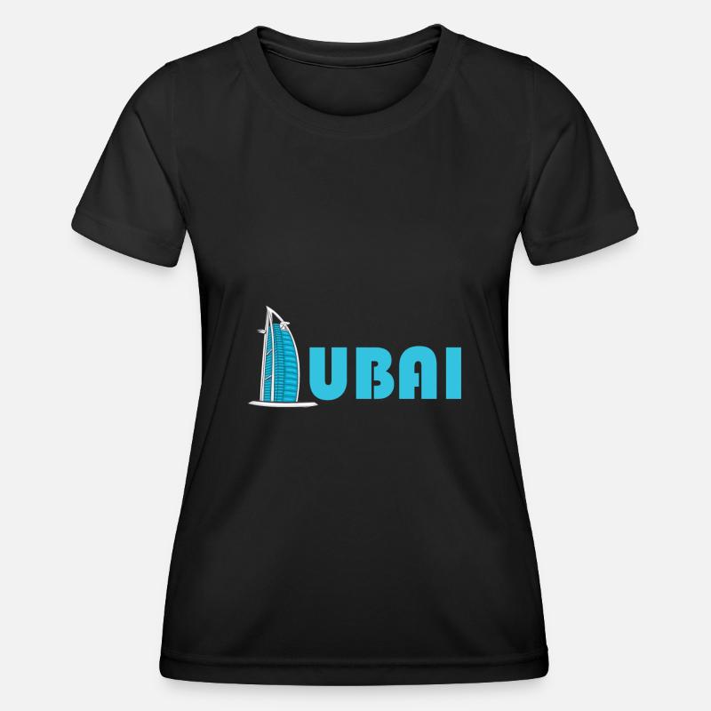Dubai Skyline - Women's Functional T-Shirt - black