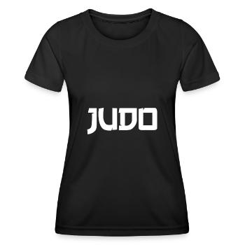 Judo - T-shirt sport Femme - noir - Devant - AI Model Female 172 light (172cm)