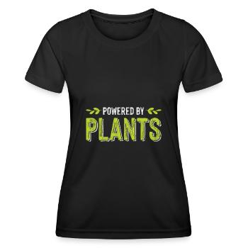 vegan veganer - Frauen Funktions-T-Shirt - Schwarz - Vorne - AI Model Female 172 light (172cm)
