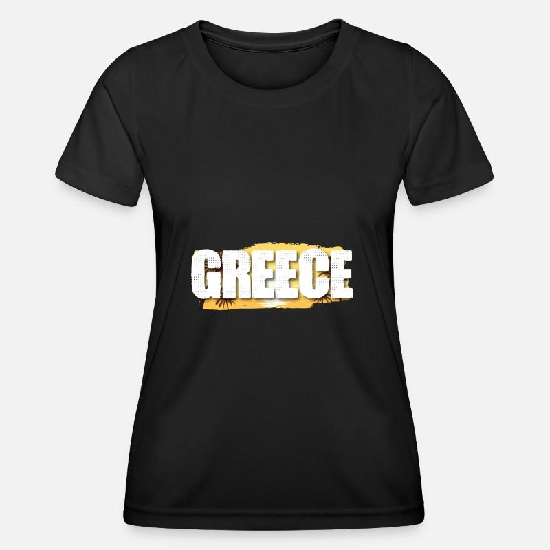 Greece - Women's Functional T-Shirt - black