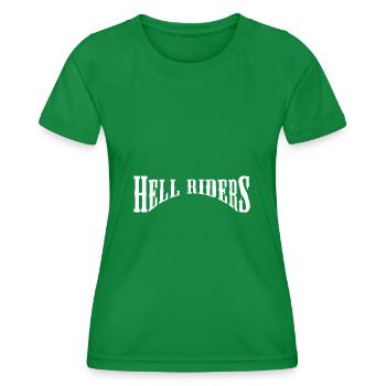 Hell Riders - Women's Functional T-Shirt - kelly green - Front - AI Model Female 172 dark (172cm)