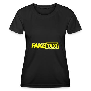 Fake Taxi Driver - Frauen Funktions-T-Shirt - Schwarz - Vorne - AI Model Female 172 light (172cm)