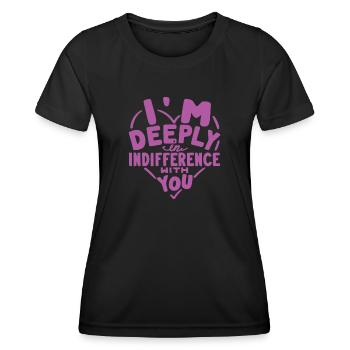 Rupture - 3 - T-shirt sport Femme - noir - Devant - AI Model Female 172 light (172cm)