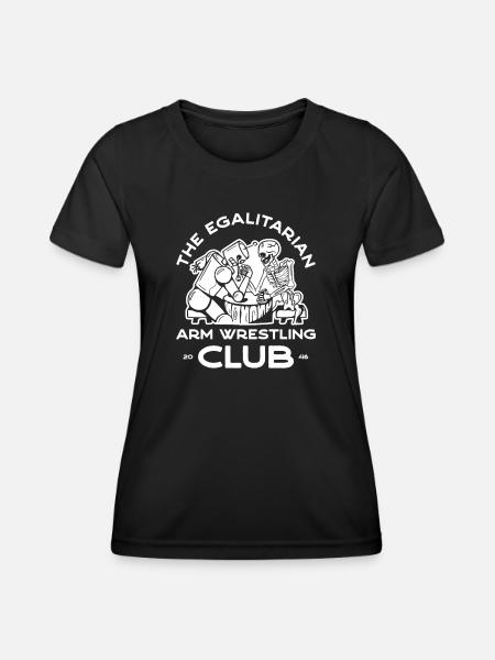 Arm Wrestling – 2 - Women's Functional T-Shirt - black