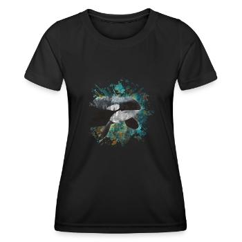 killer whale - Women's Functional T-Shirt - black - Front - AI Model Female 172 light (172cm)