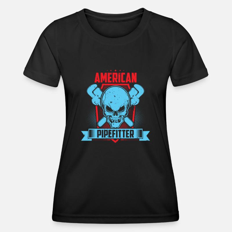 American pipefitter - Women's Functional T-Shirt - black