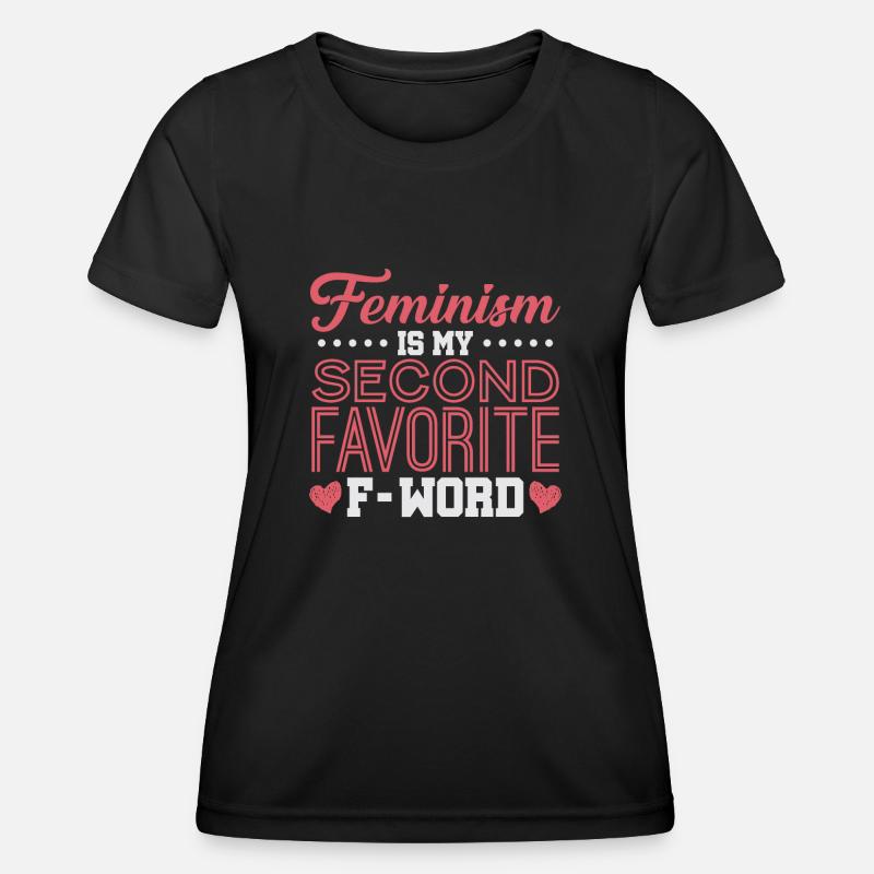feminism - Women's Functional T-Shirt - black