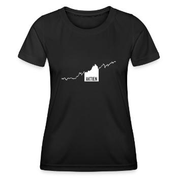 Actions Buy and Hold Kapitalist Kapitalist - T-shirt sport Femme - noir - Devant - AI Model Female 172 light (172cm)