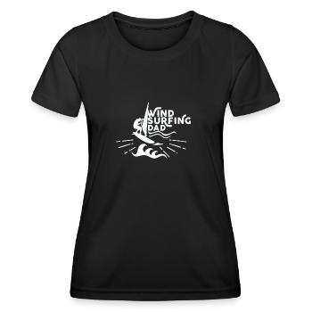 Windsurfen Surfer Windsurfer Windsurfing Geschenke - Frauen Funktions-T-Shirt - Schwarz - Vorne - AI Model Female 172 light (172cm)