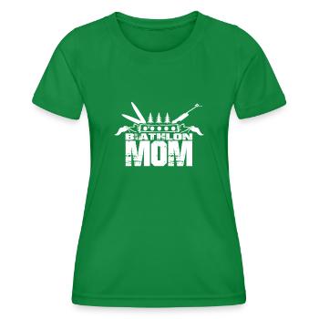 Biathletin Biathlon Athlète Biathlète Biathlons - T-shirt sport Femme - vert - Devant - AI Model Female 172 dark (172cm)