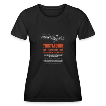 Wreck Red Sea Thistlegorm Diving Gift - Women's Functional T-Shirt - black - Front - AI Model Female 172 light (172cm)