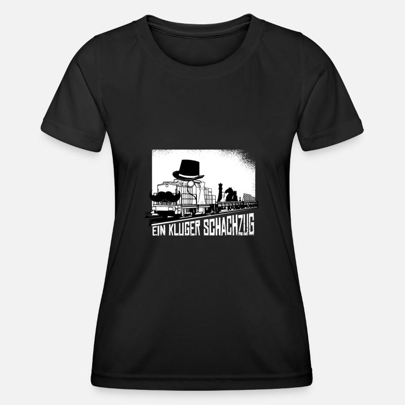 Chess - cool saying - Women's Functional T-Shirt - black
