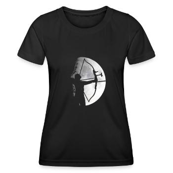 Moon archer - Women's Functional T-Shirt - black - Front - AI Model Female 172 light (172cm)