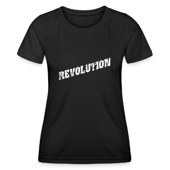 Revolution 001 - Women's Functional T-Shirt - black - Front - AI Model Female 172 light (172cm)