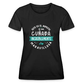 Lustiges Schwägerin Geschenk Spruch - Frauen Funktions-T-Shirt - Schwarz - Vorne - AI Model Female 172 light (172cm)