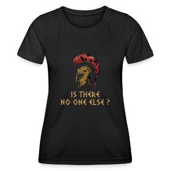 Spartan - Is There No One Else? - Women's Functional T-Shirt - black - Front - AI Model Female 172 light (172cm)
