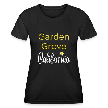 Garden Grove California - T-shirt sport Femme - noir - Devant - AI Model Female 172 light (172cm)