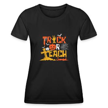 Cute Halloween Teacher School Classroom - Women's Functional T-Shirt - black - Front - AI Model Female 172 light (172cm)