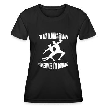 Ballett Tänzerin Ballerina Tanzkurs Geschenk Tanz - Frauen Funktions-T-Shirt - Schwarz - Vorne - AI Model Female 172 light (172cm)