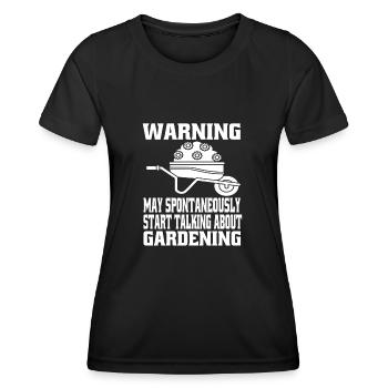 Garten Hobbygärtner Obstgarten Geschenk Gärtner - Frauen Funktions-T-Shirt - Schwarz - Vorne - AI Model Female 172 light (172cm)
