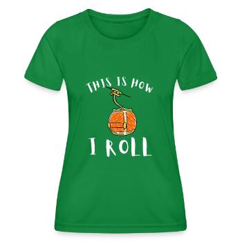 Téléphérique Tramway Téléphérique Télécabine - T-shirt sport Femme - vert - Devant - AI Model Female 172 dark (172cm)
