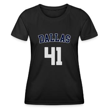 Dallas 41 - T-shirt sport Femme - noir - Devant - AI Model Female 172 light (172cm)