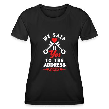 Homeowner Home Purchase Gift - Women's Functional T-Shirt - black - Front - AI Model Female 172 light (172cm)