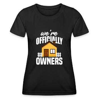 Homeowner Home Purchase Gift - Women's Functional T-Shirt - black - Front - AI Model Female 172 light (172cm)