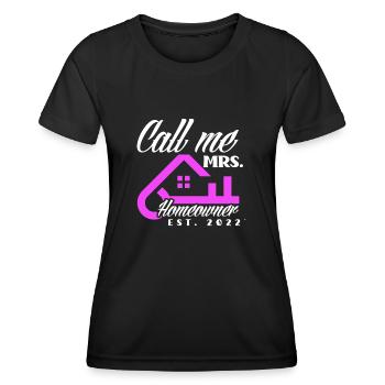 Homeowner Home Purchase Gift - Women's Functional T-Shirt - black - Front - AI Model Female 172 light (172cm)