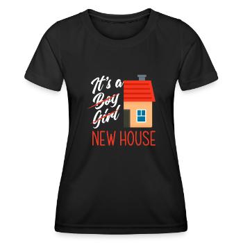 Homeowner Home Purchase Gift - Women's Functional T-Shirt - black - Front - AI Model Female 172 light (172cm)