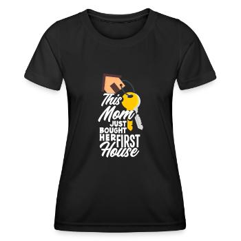 Homeowner Home Purchase Gift - Women's Functional T-Shirt - black - Front - AI Model Female 172 light (172cm)