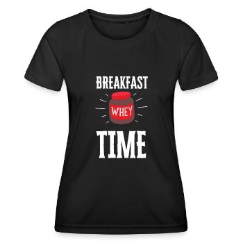 Supplémentation Supplément articulaire d’haltérophilie - T-shirt sport Femme - noir - Devant - AI Model Female 172 light (172cm)