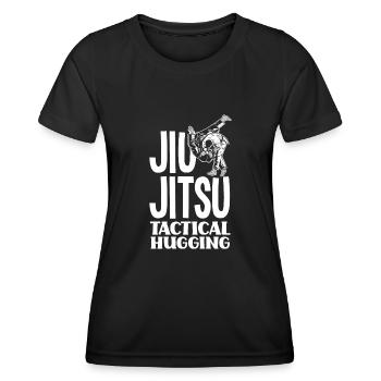 Jiu Jitsu Jiu Jitsu Jiu Jitsu - Frauen Funktions-T-Shirt - Schwarz - Vorne - AI Model Female 172 light (172cm)