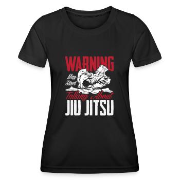 Jiu Jitsu Jiu Jitsu Jiu Jitsu - Frauen Funktions-T-Shirt - Schwarz - Vorne - AI Model Female 172 light (172cm)