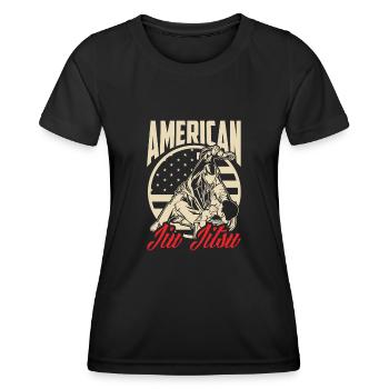 Jiu Jitsu Jiu Jitsu Jiu Jitsu - Frauen Funktions-T-Shirt - Schwarz - Vorne - AI Model Female 172 light (172cm)